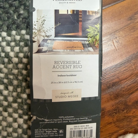 NWOT STUDIO MCGEE SMALL RUG 25x38” - Picture 2 of 2